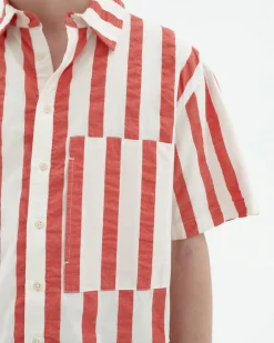 Chemise baggy rouge Kurt
