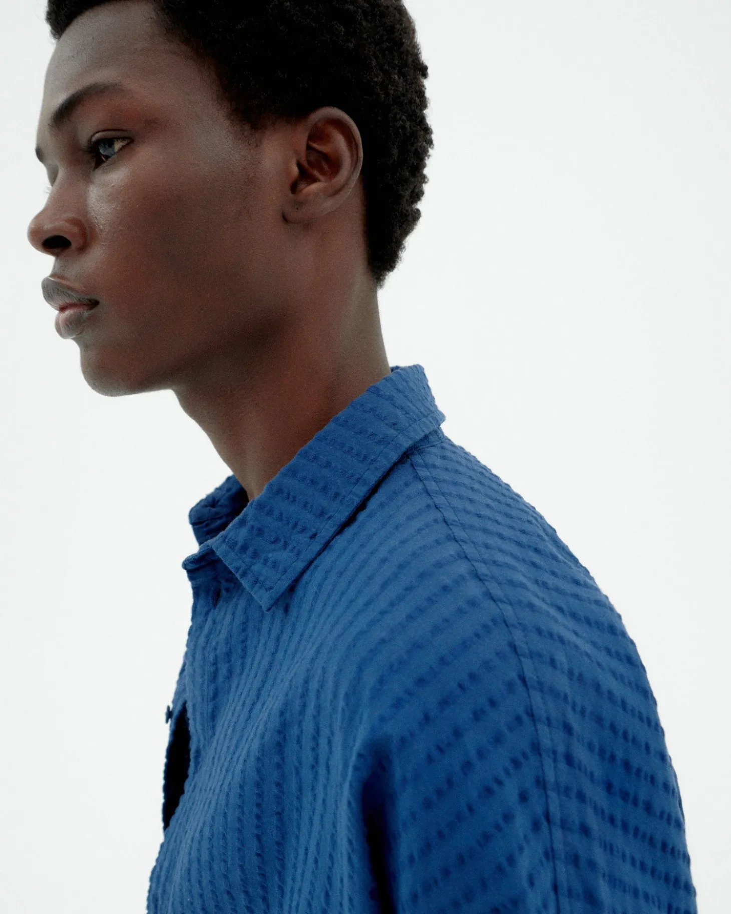 Chemise seersucker Haru