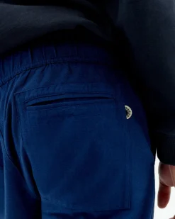 Pantalon bleu droit Travel Light