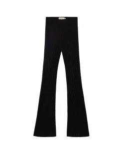 Pantalon comfy en maille noir Ecovero Naia