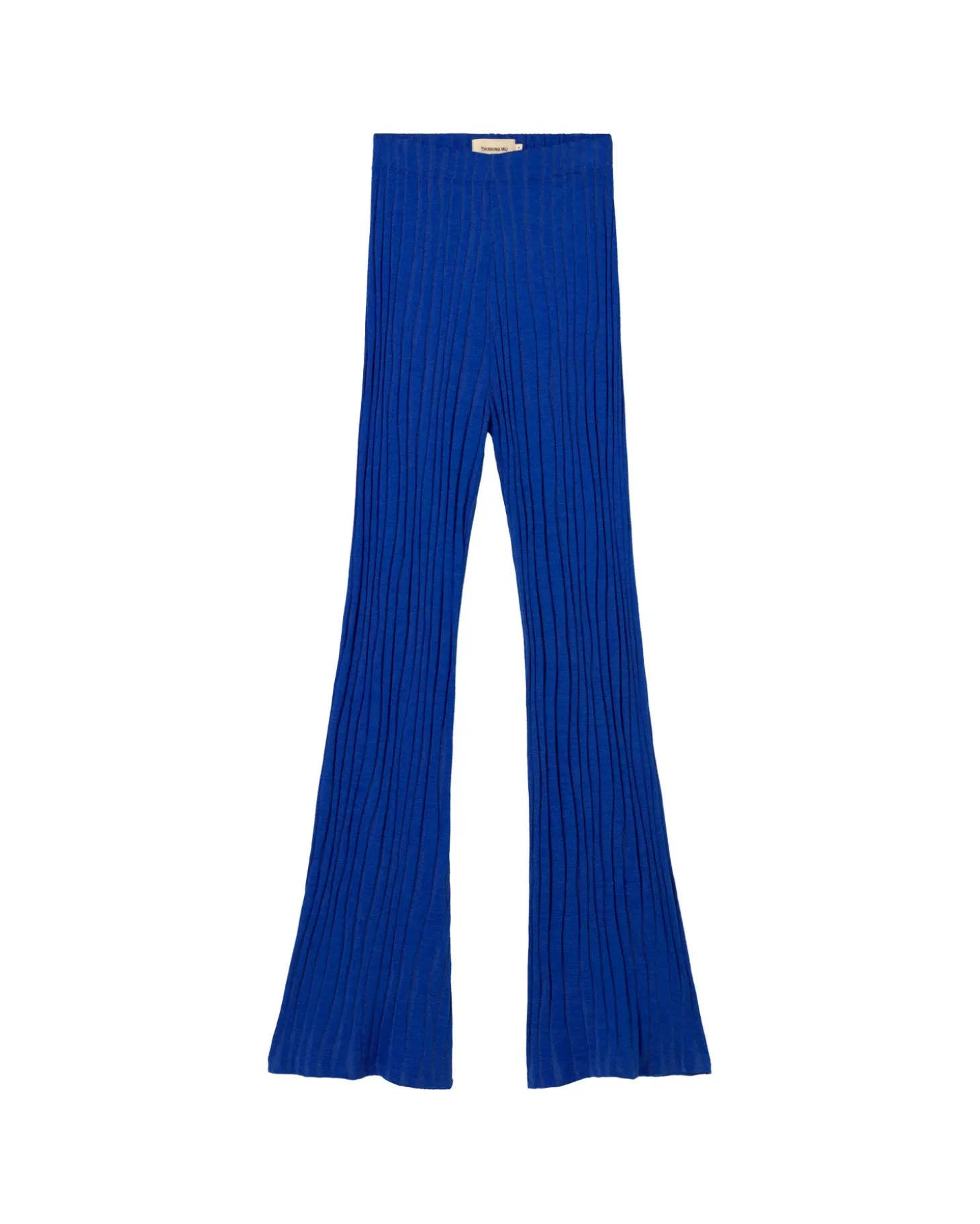 Pantalon comfy en maille bleu Ecovero Naia