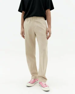 Pantalon écru droit Travel Light