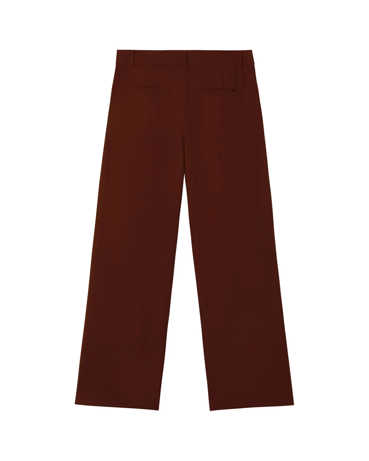 Pantalon marron wide leg low rise Pat