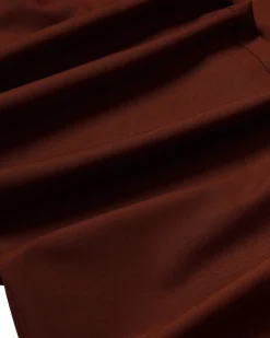 Pantalon marron wide leg low rise Pat