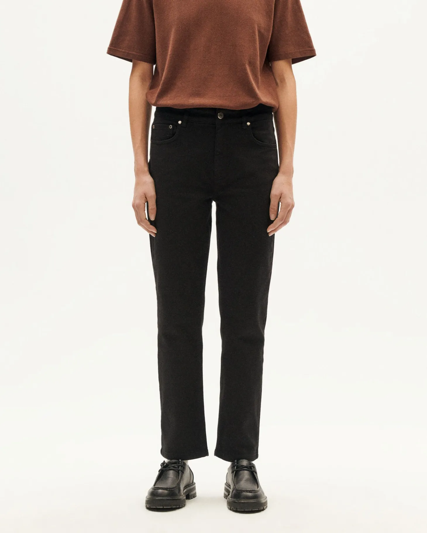 Pantalon noir droit Nele