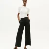 Pantalon noir taille haute Karina
