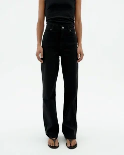 Pantalon noir taille haute Theresa