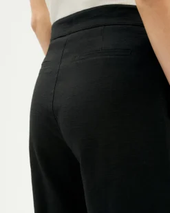 Pantalon noir taille haute Karina