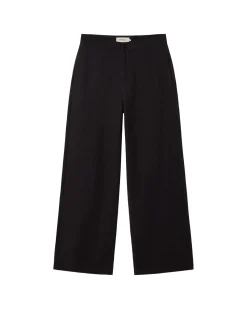 Pantalon noir taille haute Karina