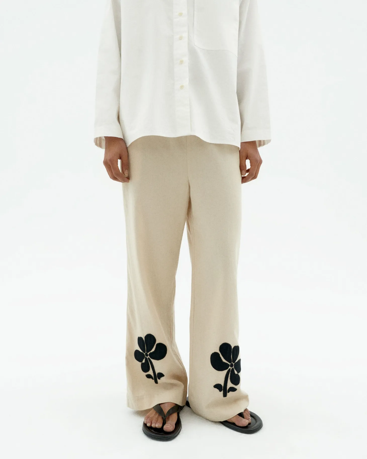 Pantalon relaxed patched Brigitte