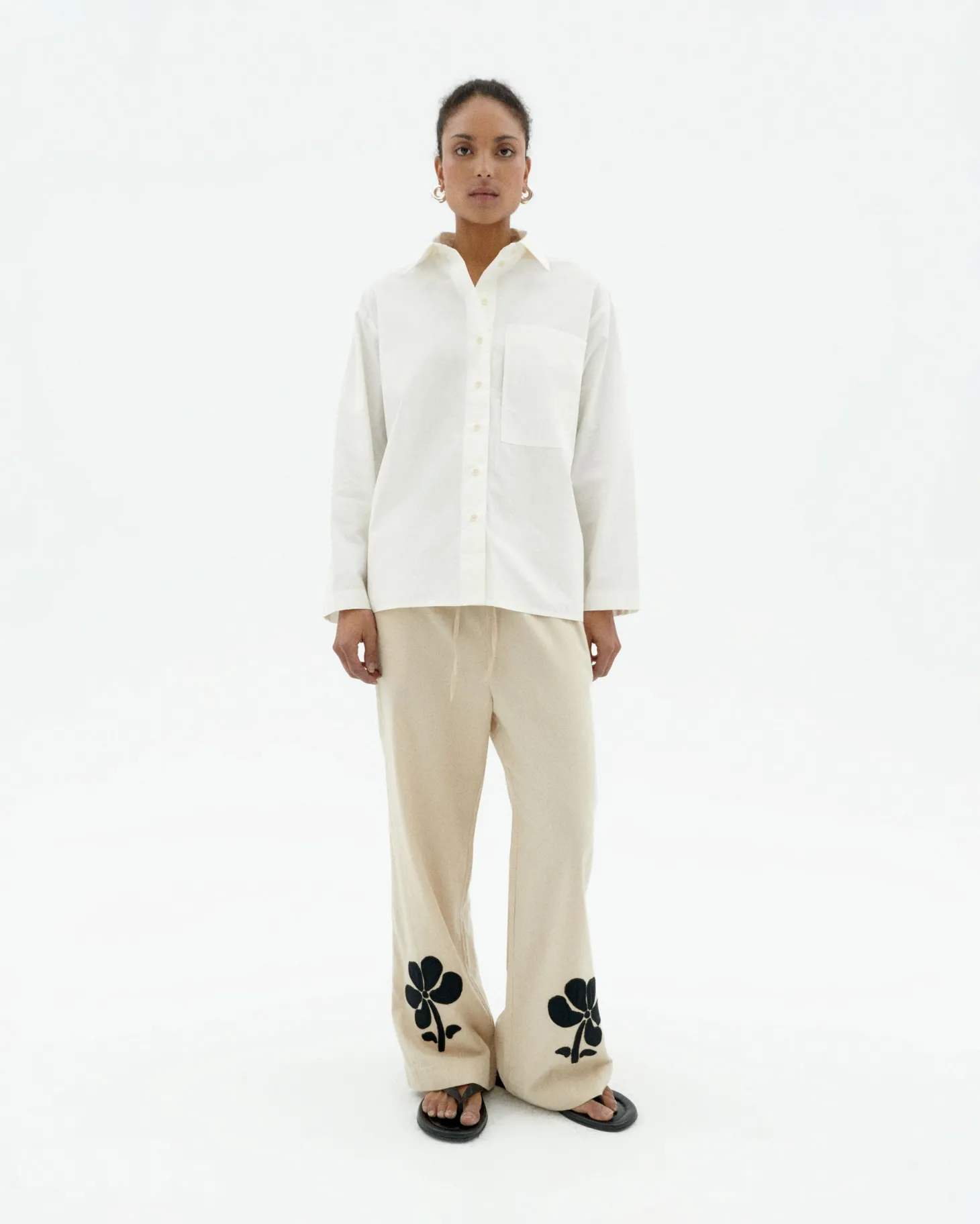 Pantalon relaxed patched Brigitte