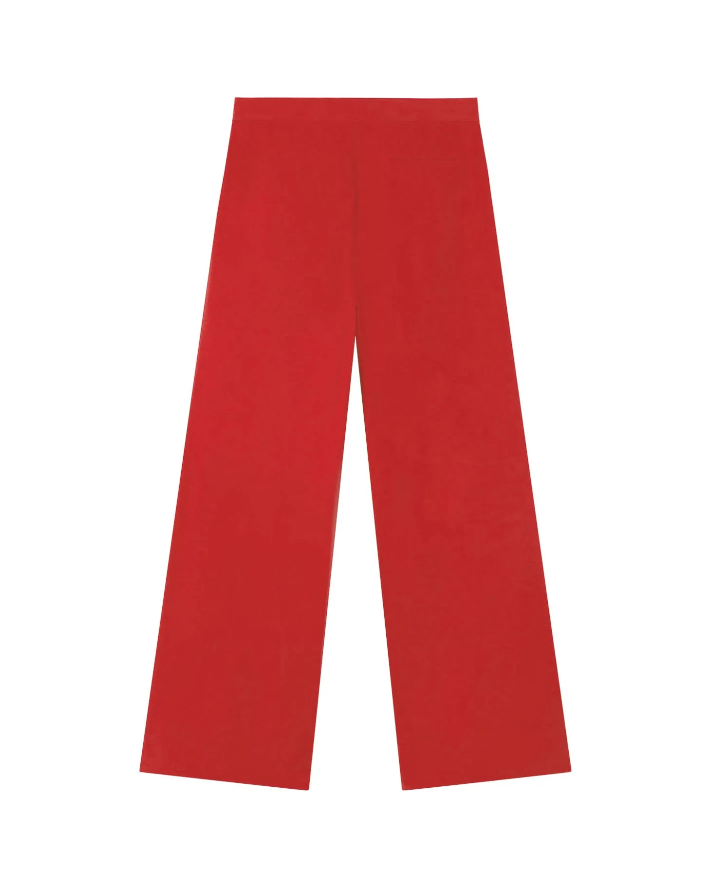 Pantalon rouge taille haute Karina