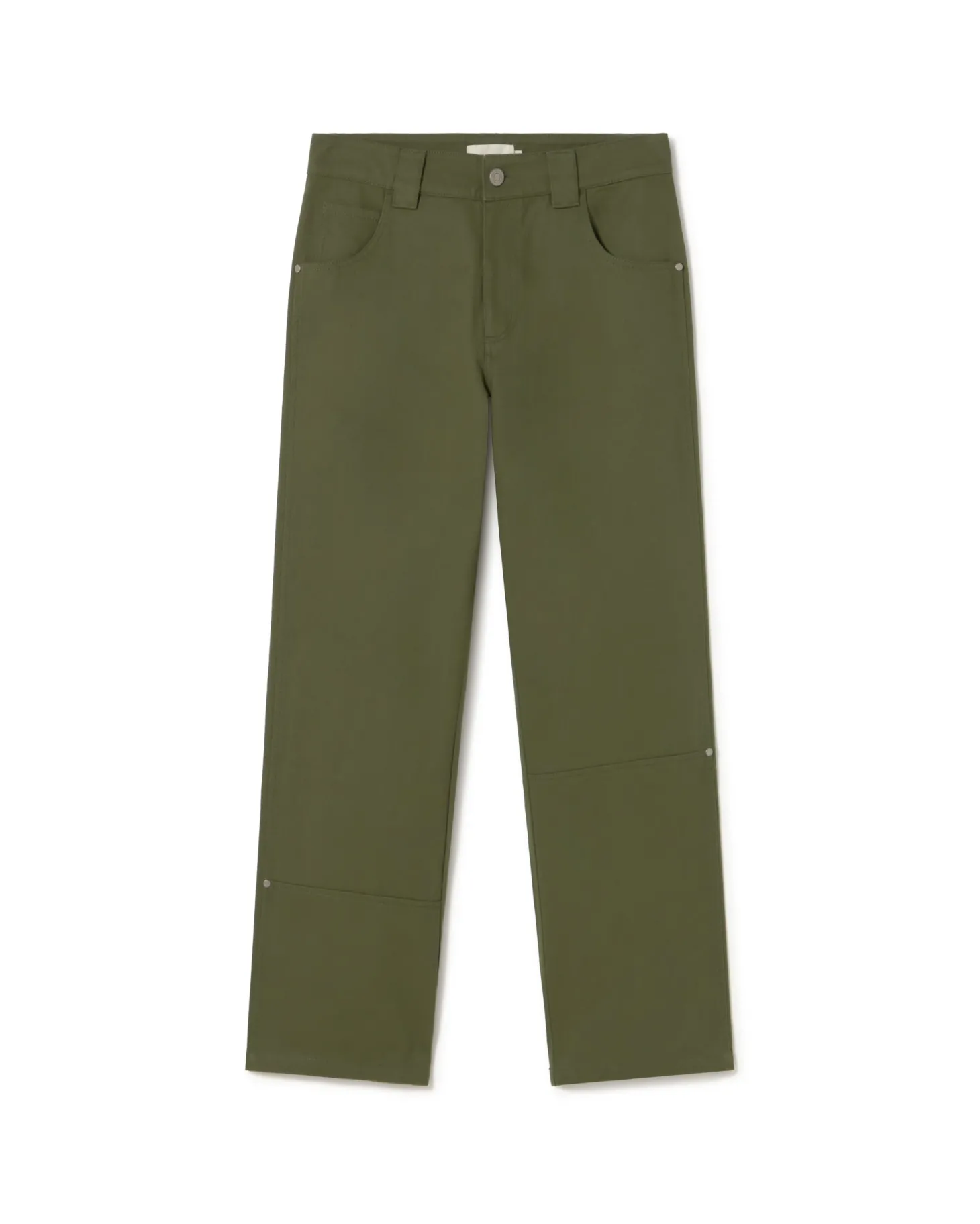 Pantalon vert droit Perle