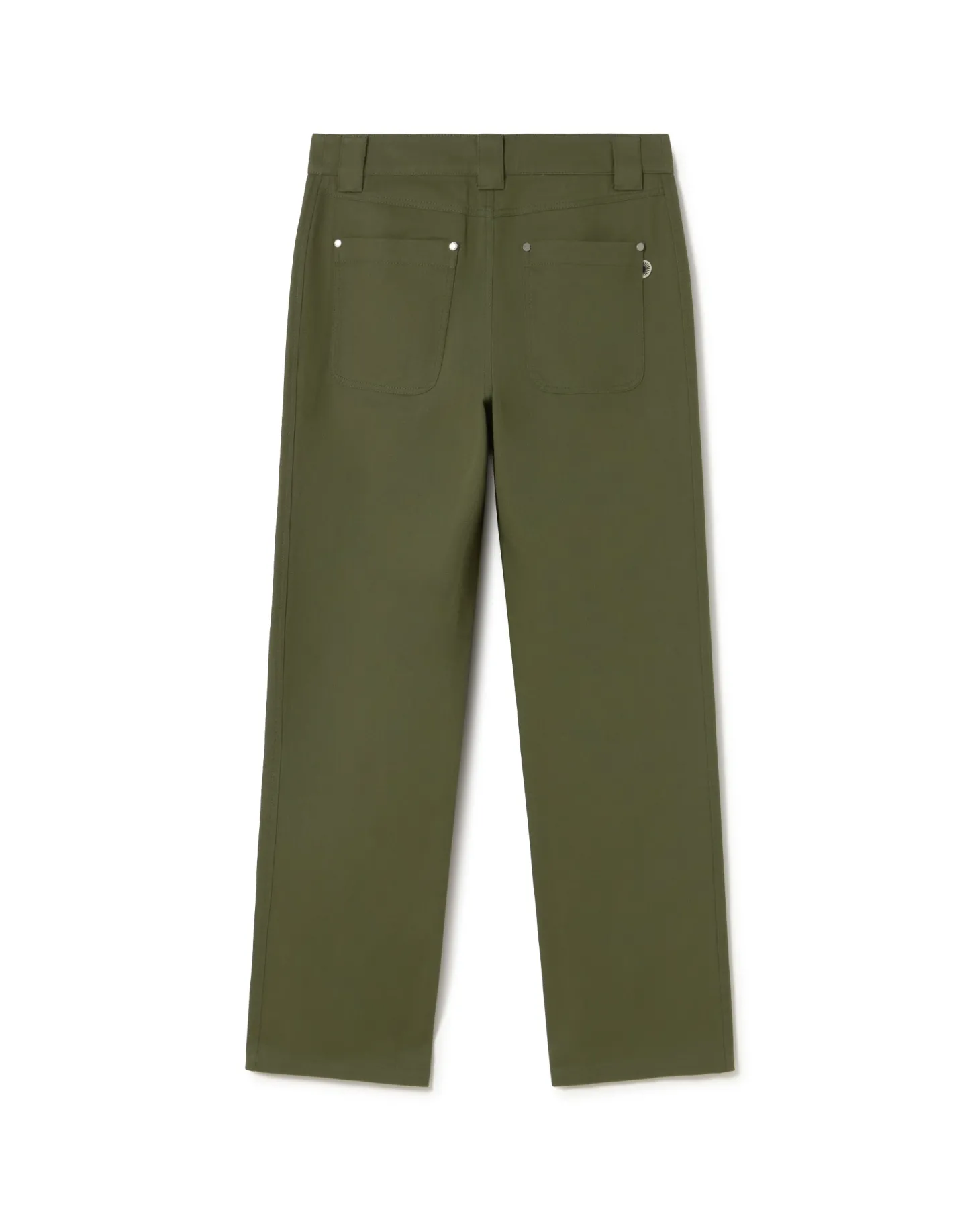 Pantalon vert droit Perle