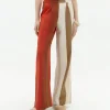 Pantalon wide leg à rayures sandfire Manolita