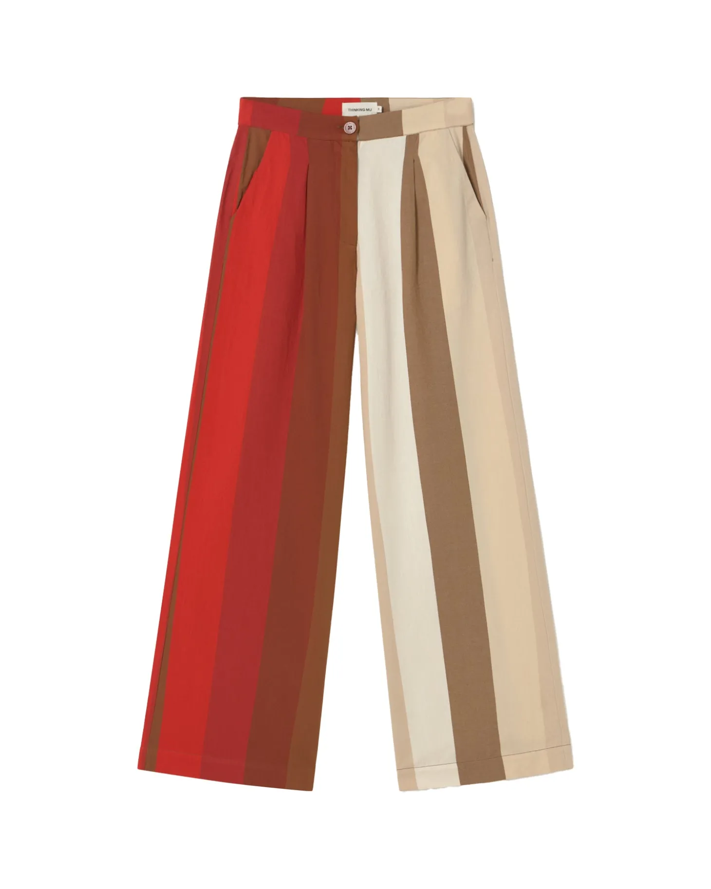 Pantalon wide leg à rayures sandfire Manolita