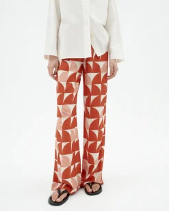 Pantalon wide leg estampé Ecovero shurberry Manolita