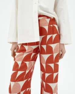 Pantalon wide leg estampé Ecovero shurberry Manolita
