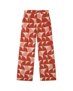Pantalon wide leg estampé Ecovero shurberry Manolita