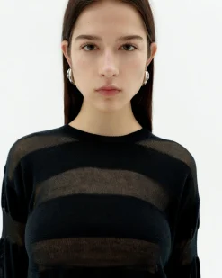 Pull semitransparent noir Be