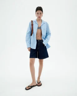 Short relaxed denim Luisa