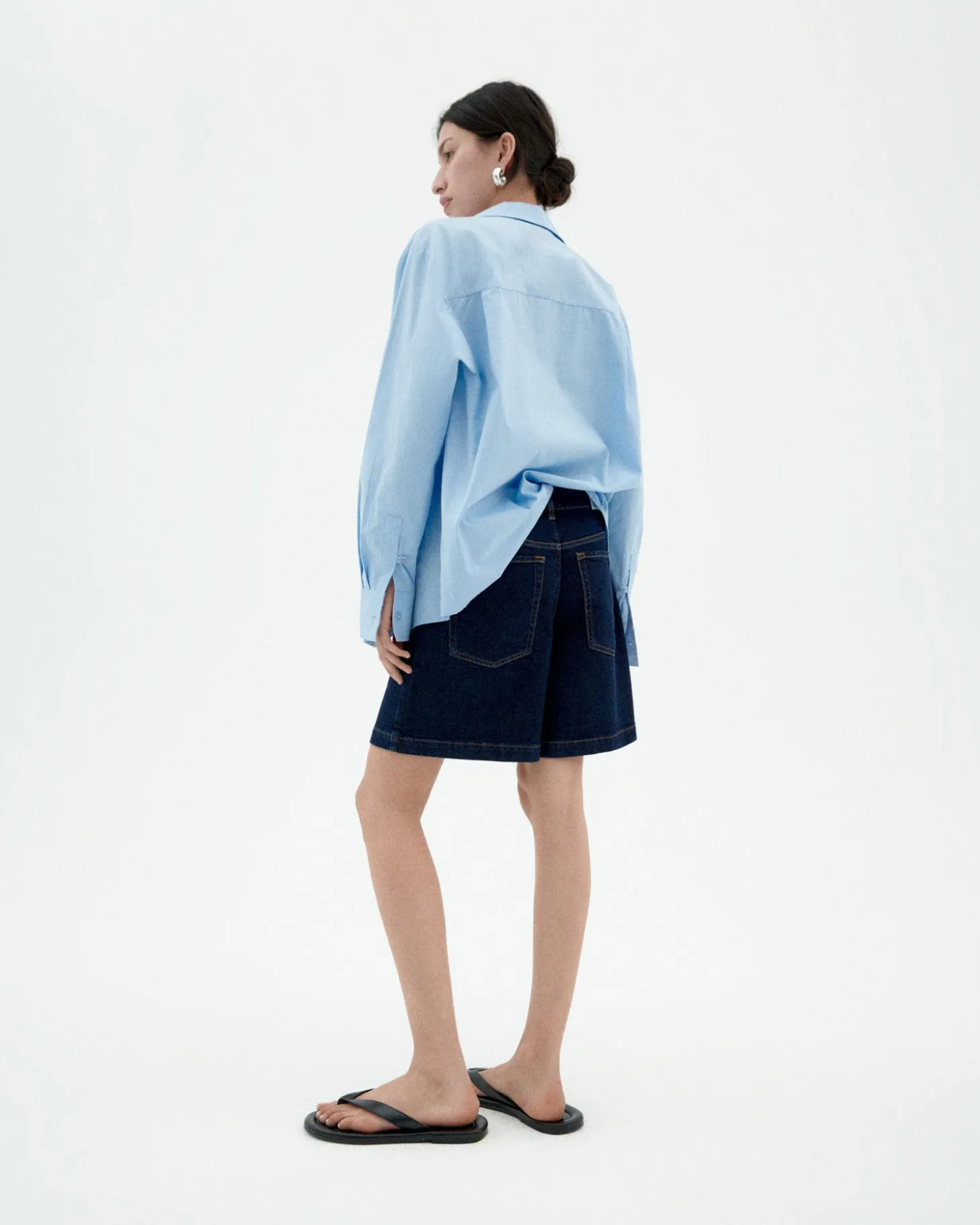 Short relaxed denim Luisa