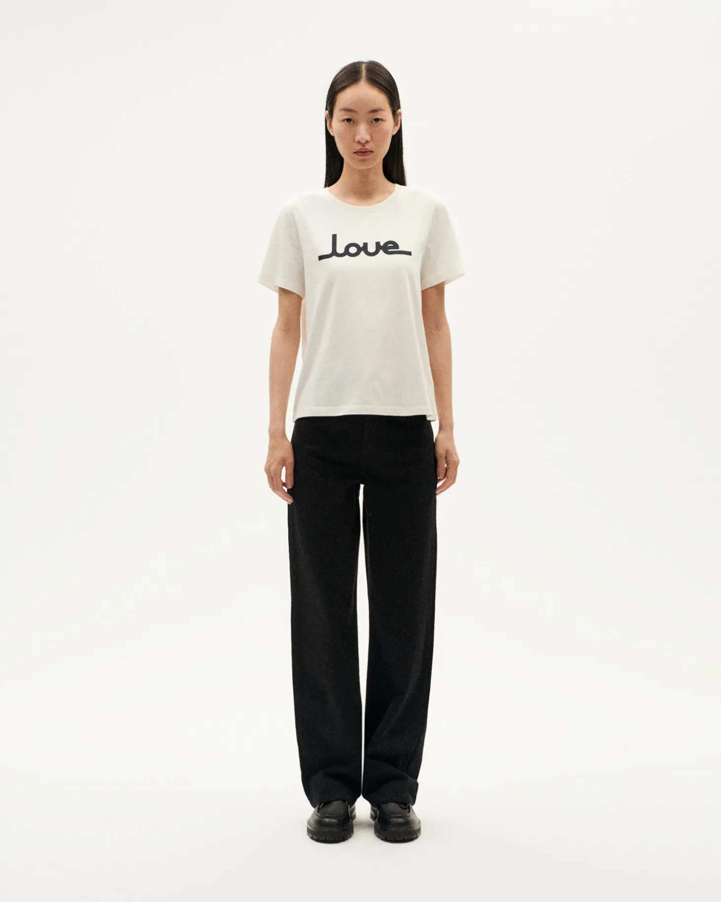 T-shirt blanc Love Ida