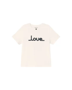 T-shirt blanc Love Ida