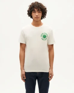 T-shirt blanc soleil joyeux