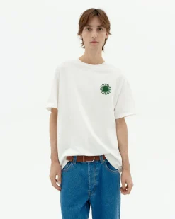 T-shirt blanche Aaron sol type à dos