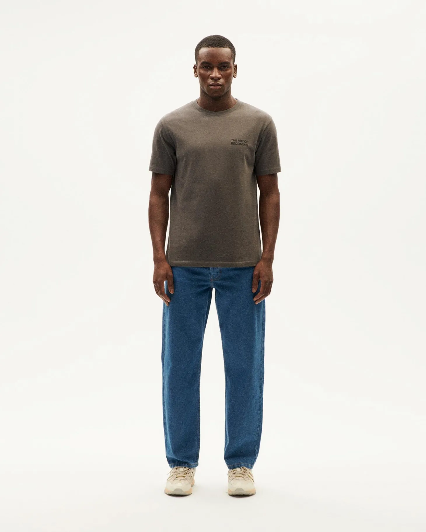 T-shirt gris Becoming