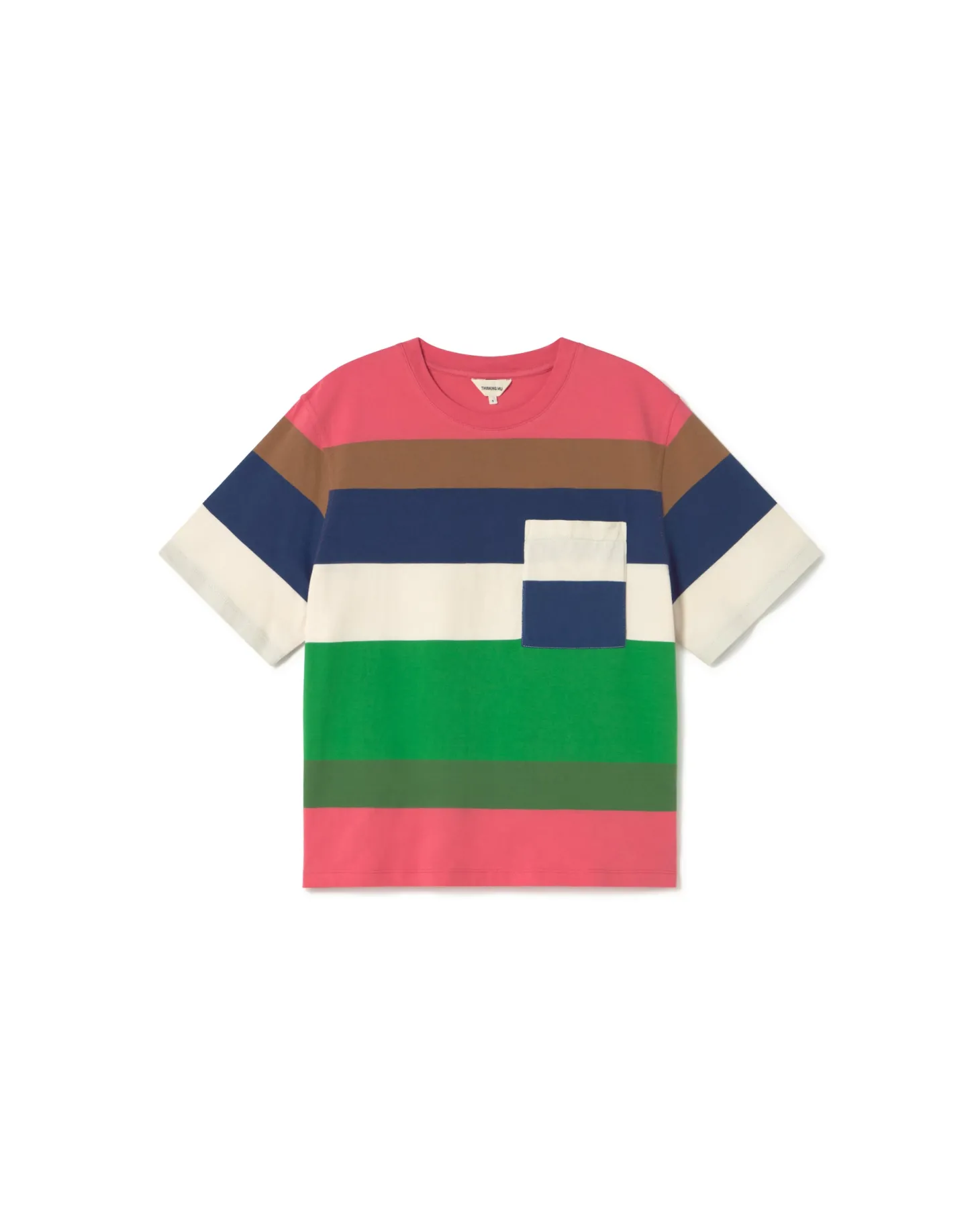 T-shirt multicolore à rayures Lucia
