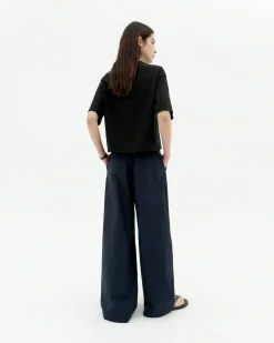 T-shirt noir oversize Lena