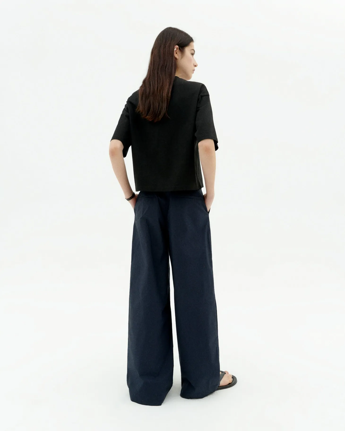 T-shirt noir oversize Lena