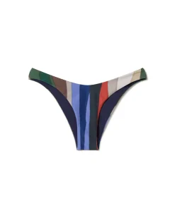 Bas de bikini à rayures river Sicilia