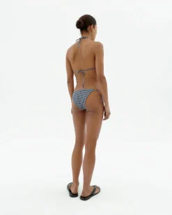 Bas de bikini réglable à carreaux vichy Palermo