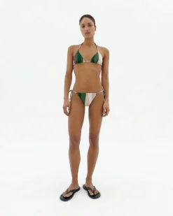 Bas de bikini réglable à rayures river Palermo