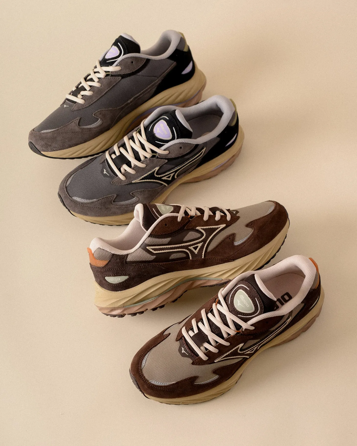 Baskets marron Wave Rider B