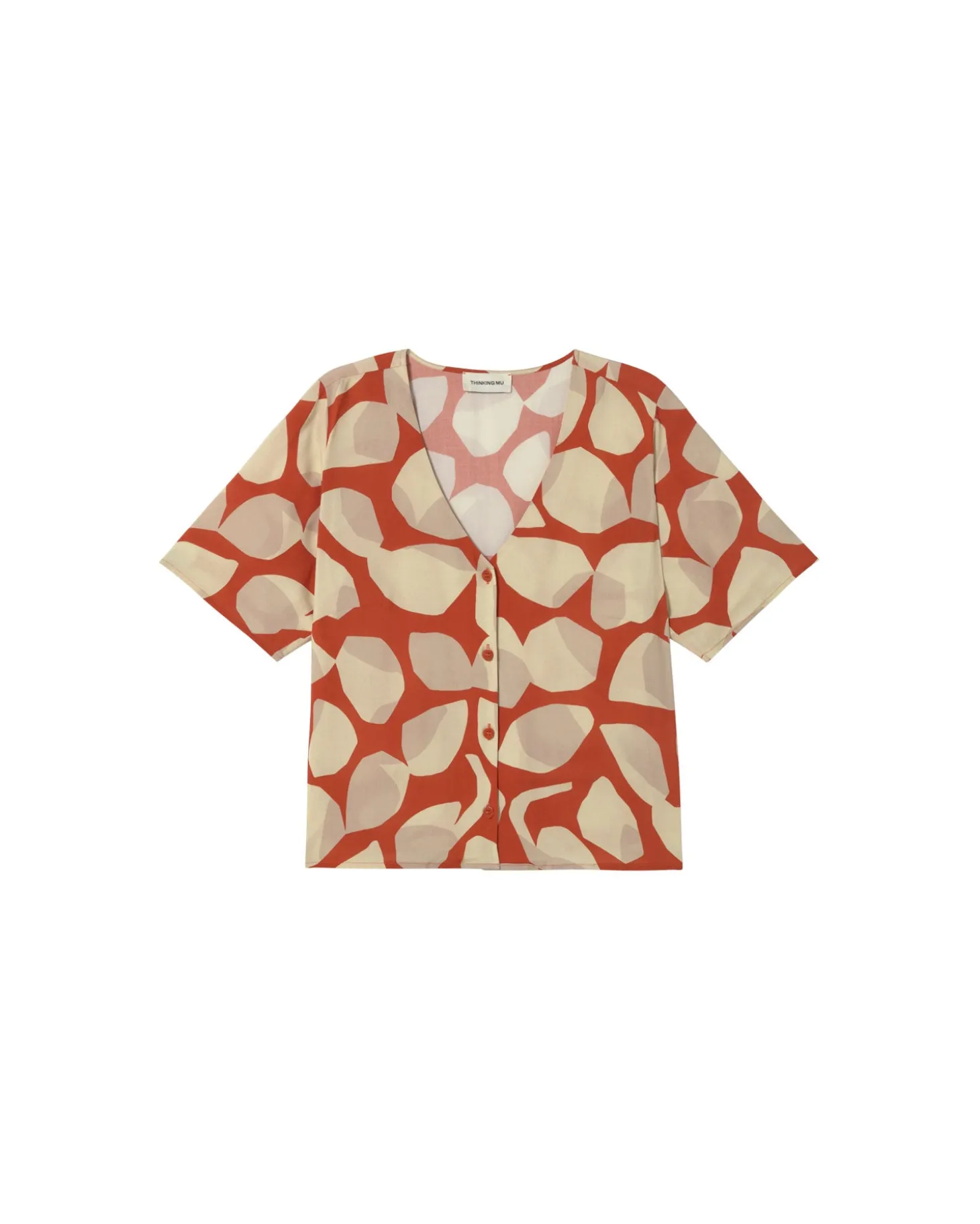 Blouse orange Ecovero leaf Libelula