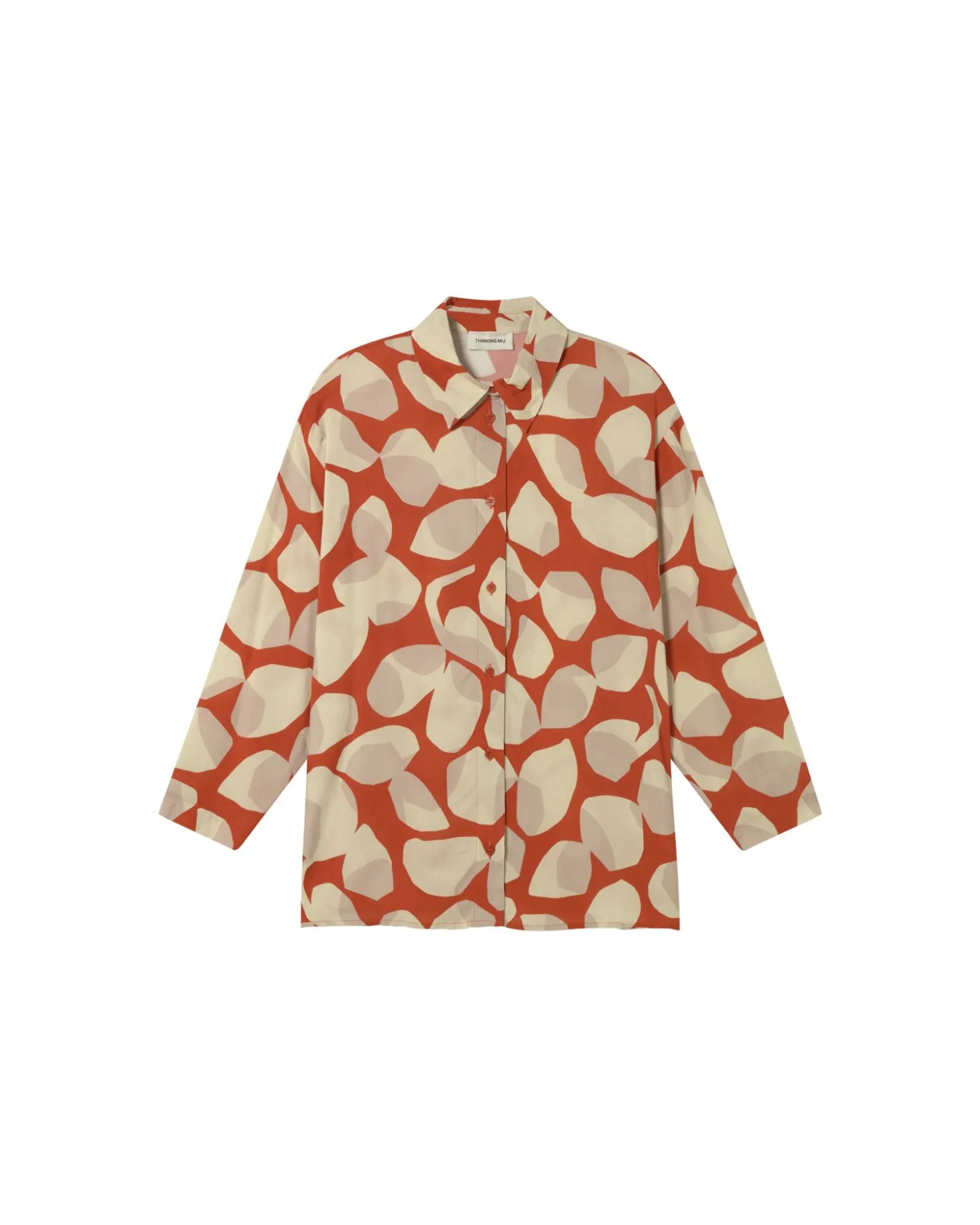 Blouse orange Ecovero leaf Ava