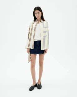 Blouse poplin à rayures Marcelle