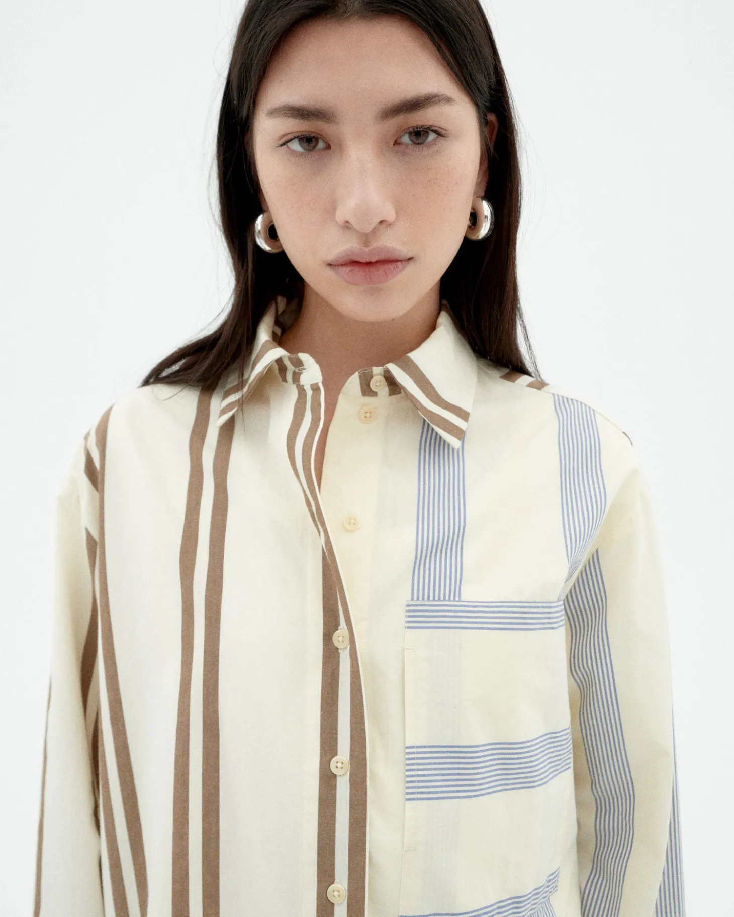 Blouse poplin à rayures Marcelle