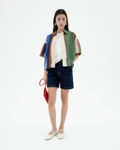 Blouse poplin à rayures river Anna