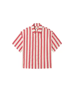 Blouse seersucker à rayures Anna