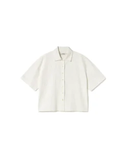 Blouse texturisée blanche Anna