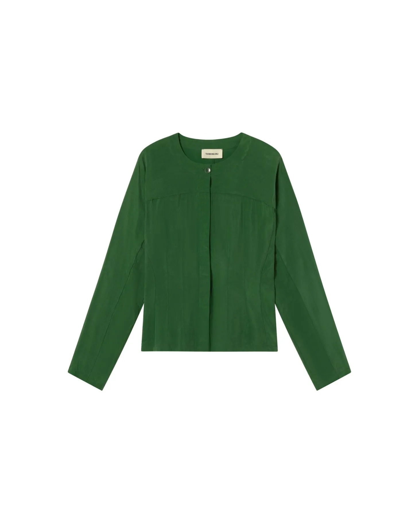 Blouse verte Cupro Briana