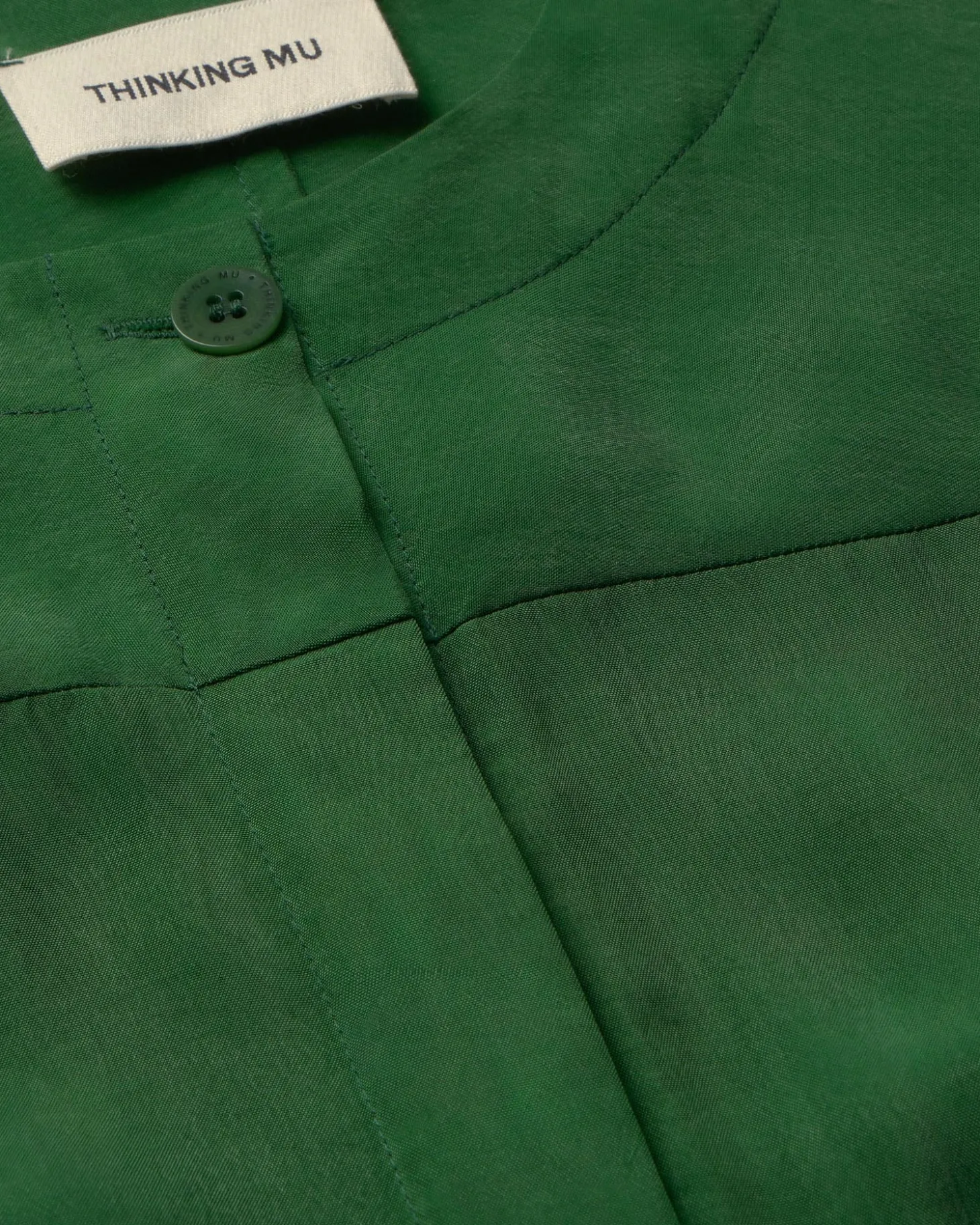 Blouse verte Cupro Briana