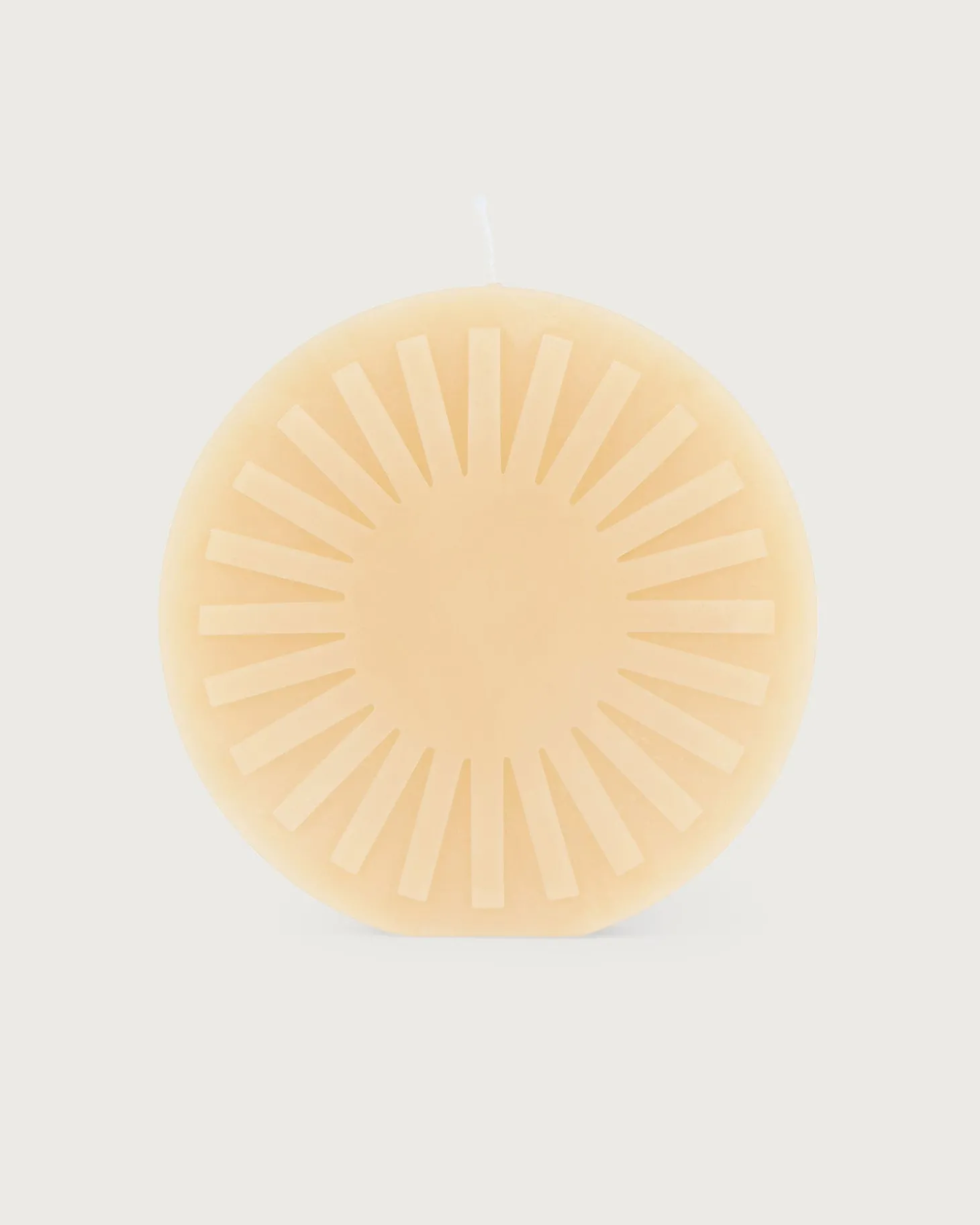 Bougie beige Sol
