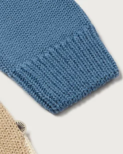 Cardigan écru en maille Nico