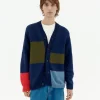 Cardigan multicolore en maille Nico